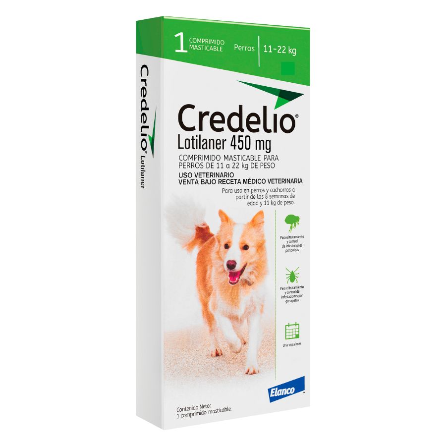 Credelio 450 MG de 1 o 3 comprimidos (11 - 22 KG) Antiparasitarios